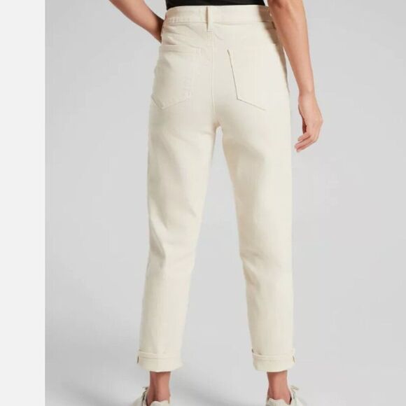 ATHLETA Flex Straight Leg Ankle Jean in Bone Size 10 - Picture 3 of 8